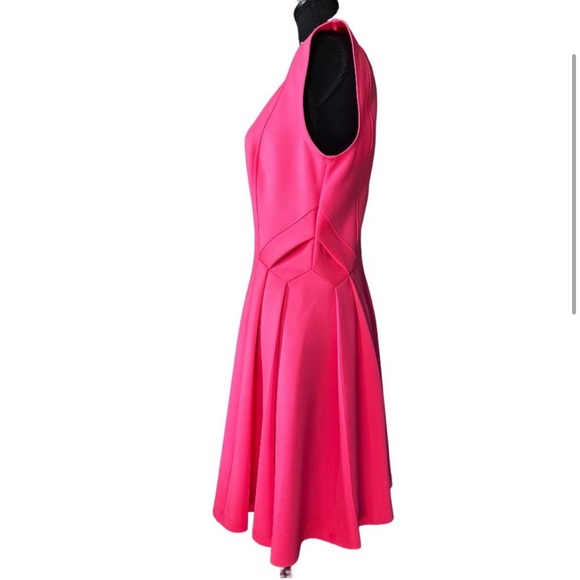 Ted Baker Vibrant Pink Midi Dress - Picture 3 of 5